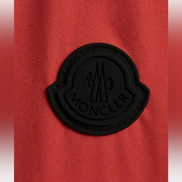 MONCLER
Men's Bright Red Hooded Down Jacket, Size 4-XL - Picture 7 of 7